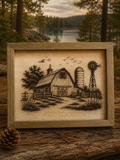 Framed Farm Scenes