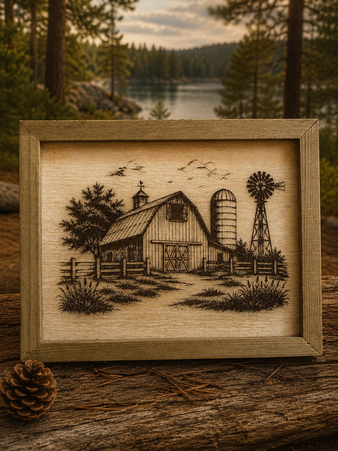 Framed Farm Scenes