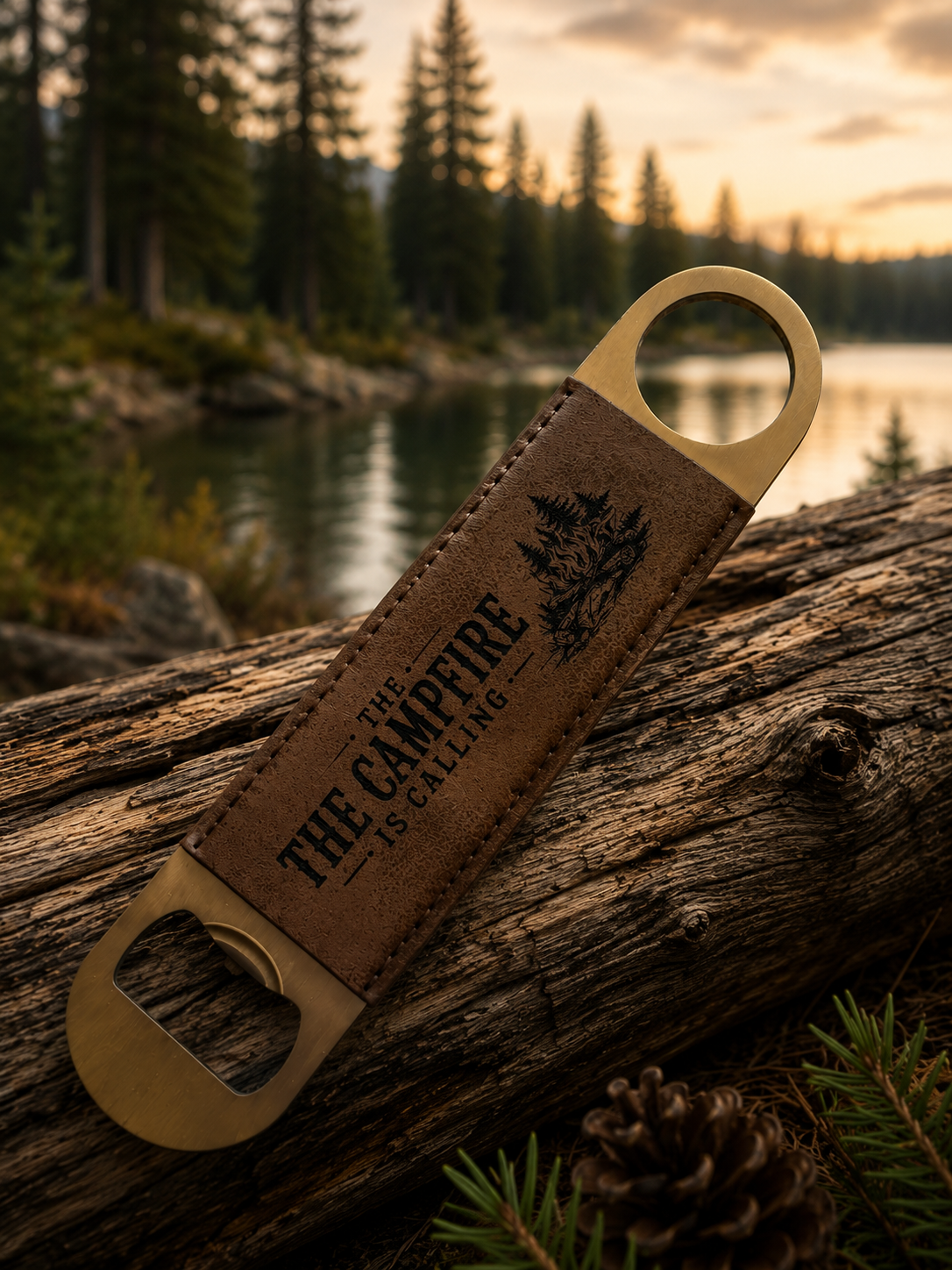 Leather Wrapped Bottle Openers