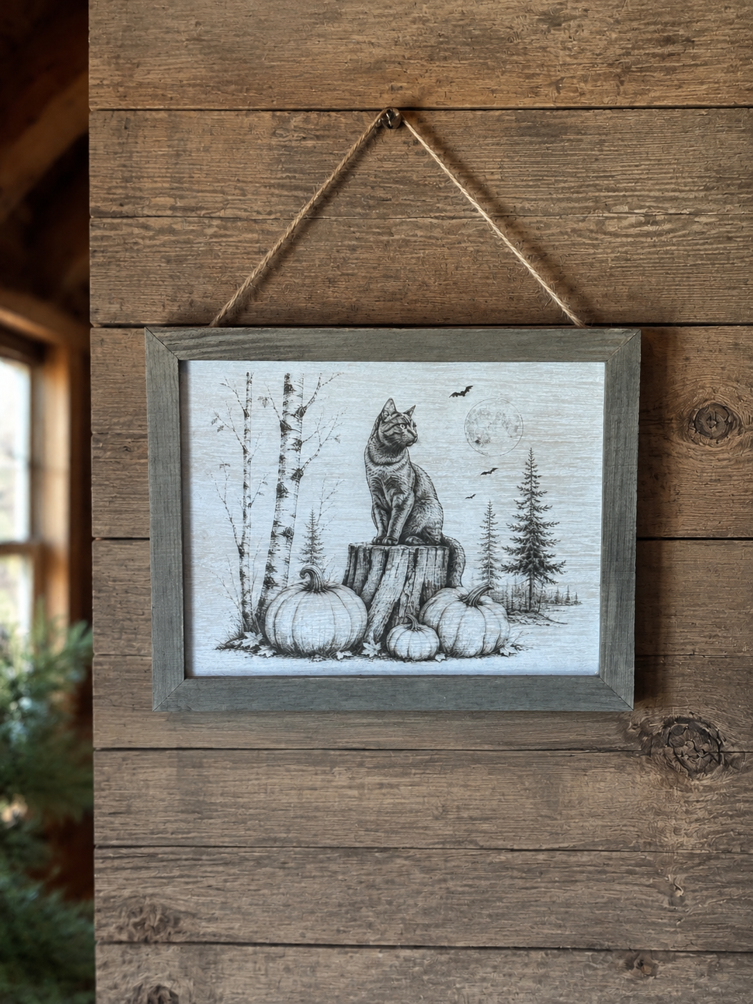 Rustic Halloween Engravings