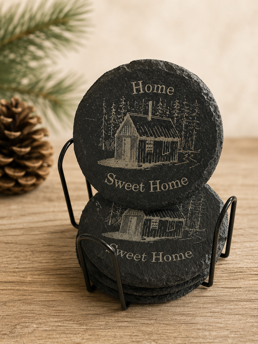 Slate Coaster Sets
