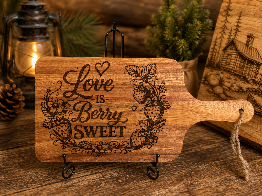 Engraved Acacia Wood Cutting Boards